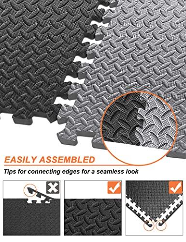 innhom Gym Flooring Gym Mats Ejercicio Mat para Floor Workout Mat