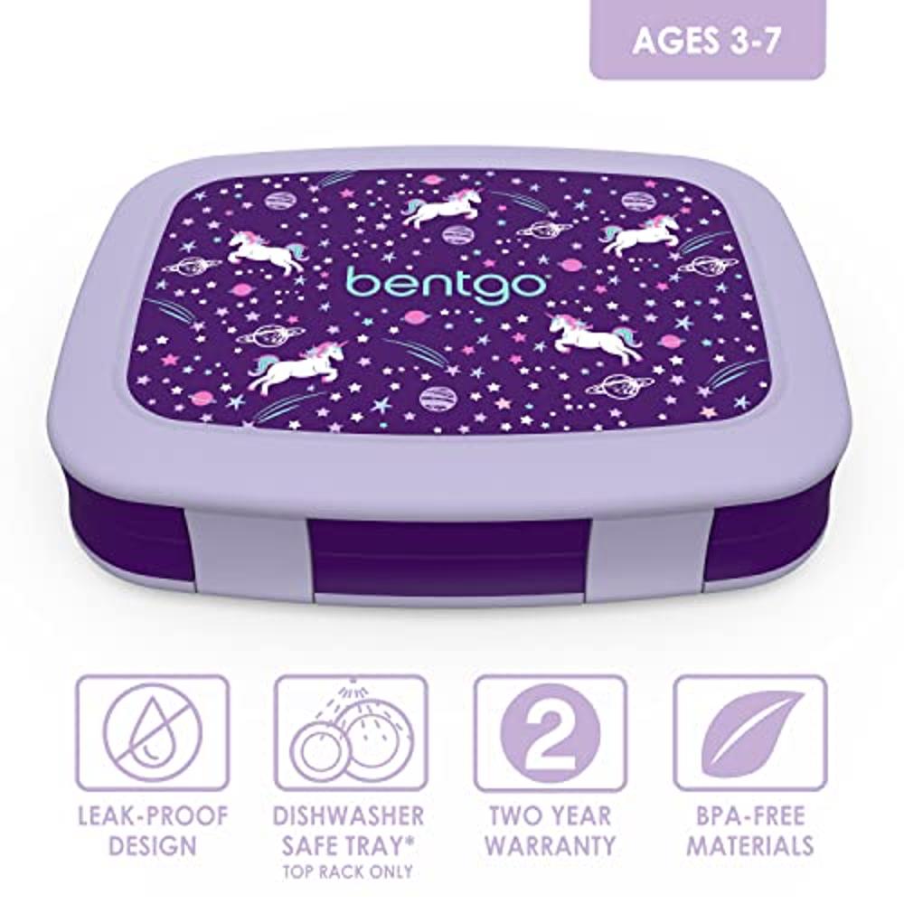 Bentgo® Kids 5-Compartment Lunch Box - Glitter Design for School, Ideal for  Ages 3-7, Leak-Proof, Dr…See more Bentgo® Kids 5-Compartment Lunch Box 