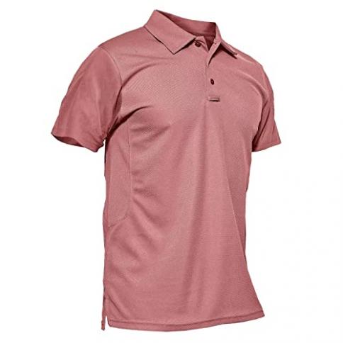 MAGCOMSEN Polo para hombre Camisas tácticas de manga corta de secado rápido Camisa  de golf de piqué Jersey - Tamaño X-Large - Color Gris Rosa-corto : Precio  Guatemala