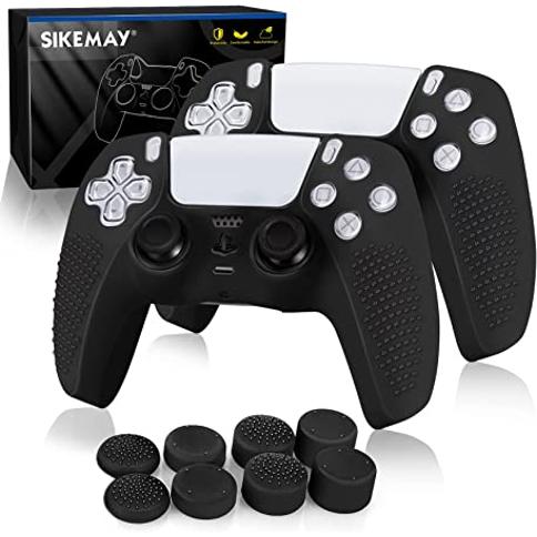 Funda para empuñaduras de controlador de PS5, Pandaren PS5 Controller Skin  para Sony Playstation 5, a prueba de sudor, antideslizante, cubierta de