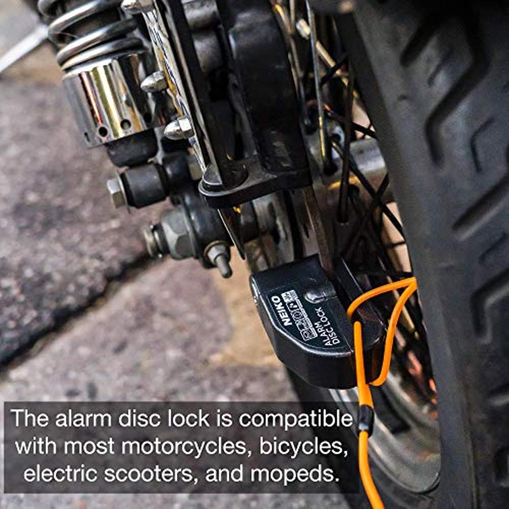 Candado de seguridad con alarma para freno disco de moto – MEIKO