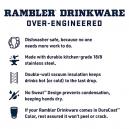 Rambler® 26oz Bottle Straw Cap • Cosmic Lilac