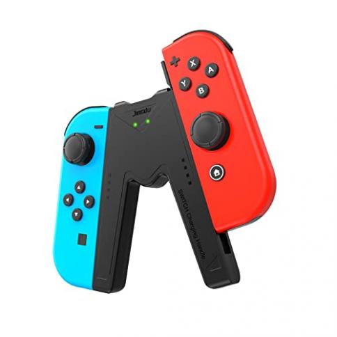 JINGDU Switch Joy-Con empuñadura de carga compatible con Nintendo