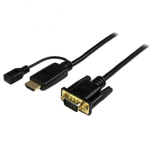 Rankie cable DVI recubierto con oro a HDMI para TV en HD. Convertidor  adaptador macho a hembra (2 unidades), Negro