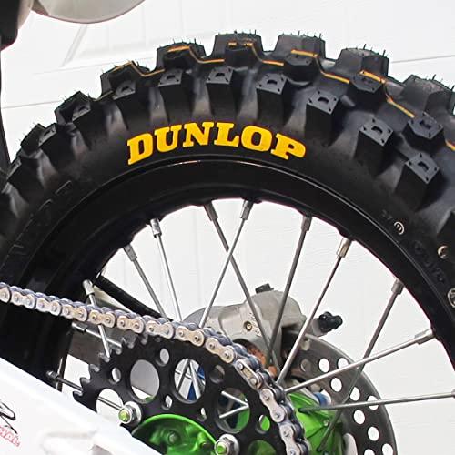 Pegatinas para neumáticos, pegatinas amarillas para motocicleta Dunlop ...