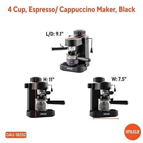 IMUSA Cafetera expreso y Capuchino 4 Tasas Nueva en su caja for Sale in  Miami, FL - OfferUp