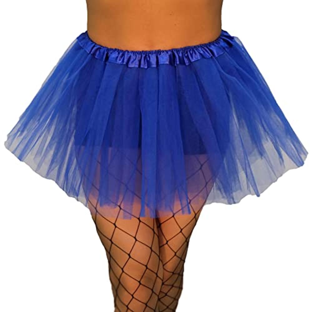AWAYTR Faldas tutus para adultos para mujer, falda tutú de 4 capas para  disfraz de Halloween