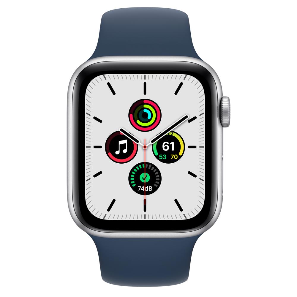 Reloj Deportivo Apple Watch SE, Con Pulsera Deportiva, 44 Mm, Aluminio  Plateado, Color Azul Abismo Entrega a toda Guatemala