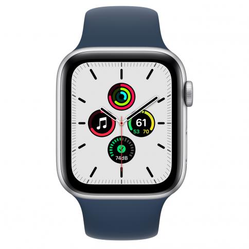 Reloj Deportivo Apple Watch SE, Con Pulsera Deportiva, 44 Mm, Aluminio  Plateado, Color Azul Abismo Entrega a toda Guatemala