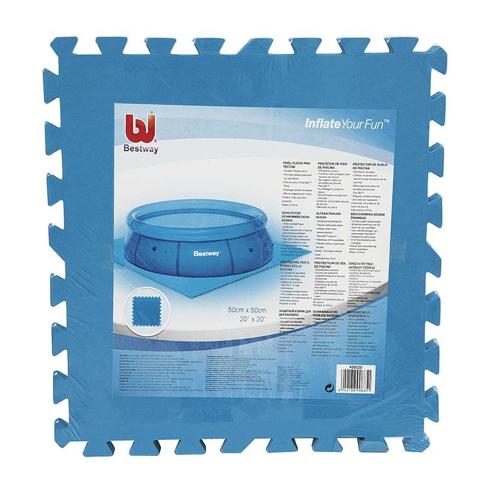 Bestway Protector Suelo Piscina (Set 8 Piezas) 81X81 cm