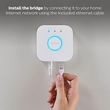  Philips Hue Puente inteligente (Modelo Antiguo, compatible con   Alexa, Apple HomeKit y Google Assistant). : Herramientas y Mejoras  del Hogar