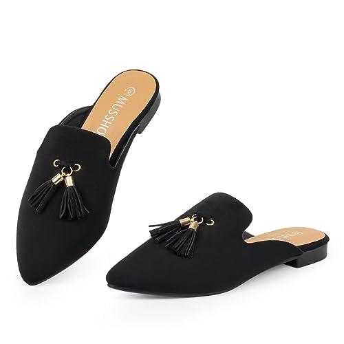 Mules à Enfiler Pour Femme, Chaussures De Marche Dos Nu, En