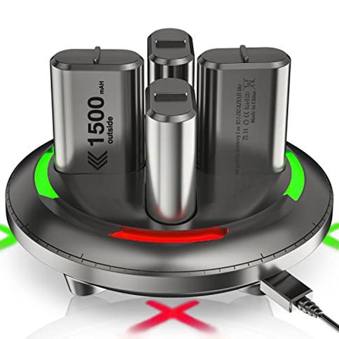Batería de Controlador para Xbox One Series X S, Mando Cargador 3X