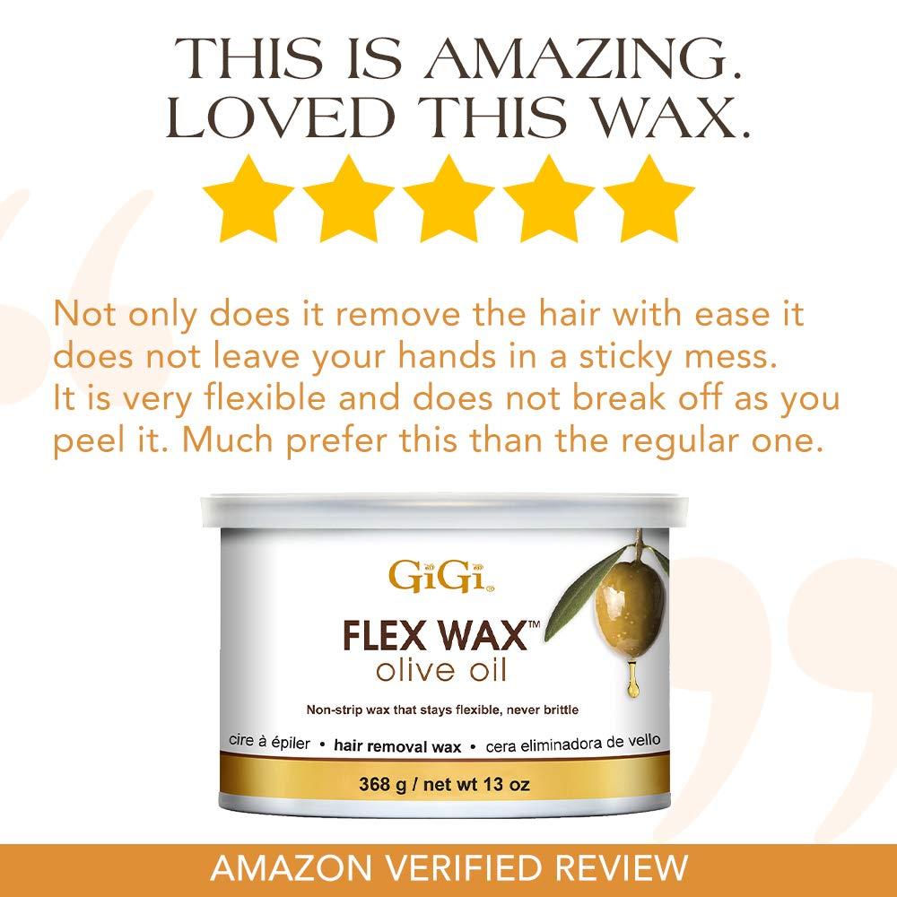 Cera Depilatoría De Aceite De Oliva, GiGi Flex Wax, 13 onzas Precio