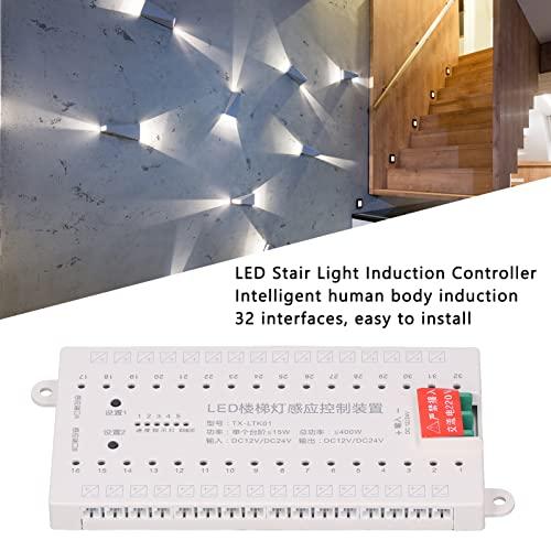Luz LED Para Escalera Con Sensor De Movimiento - Instalación Empotrada, Ideal Para Interiores Y Exteriores