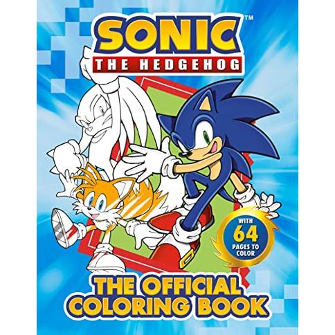 Libro para Colorear SONIC : NUEVO LIBRO DE COLOREAR - ¡Libro de colorear de  Sonic The Hedgehog para niños de 4 a 6, de 6 a 8 y de 8 a 12