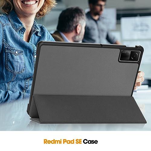 Achetez Pour Xiaomi Redmi Pad SE PU Cuir Tablet Tablet Trifold
