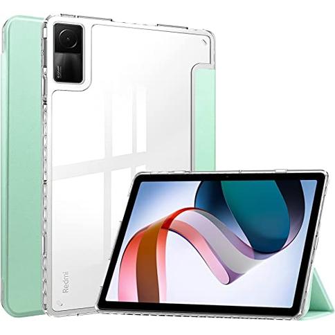 Funda para tablet Xiaomi Redmi Pad de 10.61 pulgadas lanzada en 2022, funda  delgada de TPU con función de encendido y apagado automático con fundas  protectoras traseras transparentes (color verde) : Precio Costa Rica