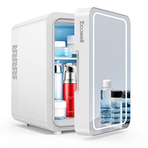 Refrigerador pequeño con luz LED para maquillaje, refrigerador para el  coche, Mini nevera para cosméticos, CE FCC ROHS - AliExpress