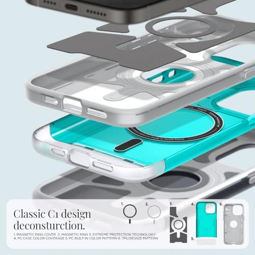  Spigen Funda ultra híbrida diseñada para iPhone 15 (2023),  [antiamarilleo] [protección de grado militar] - verde escarcha : Celulares  y Accesorios
