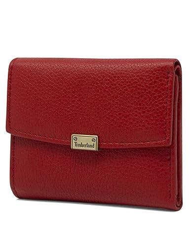 timberland women's leather rfid small indexer wallet billfold