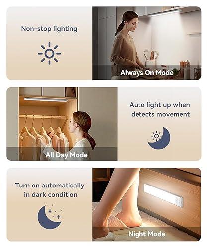 Luz Ondulada Para Debajo Del Gabinete De Cocina, Luz LED Enchufable, 3