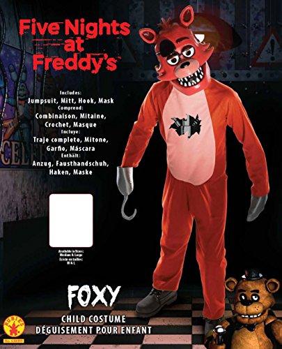 Rubie's Boys' Five Nights at Freddy's Foxy Costume - Size 6-8 