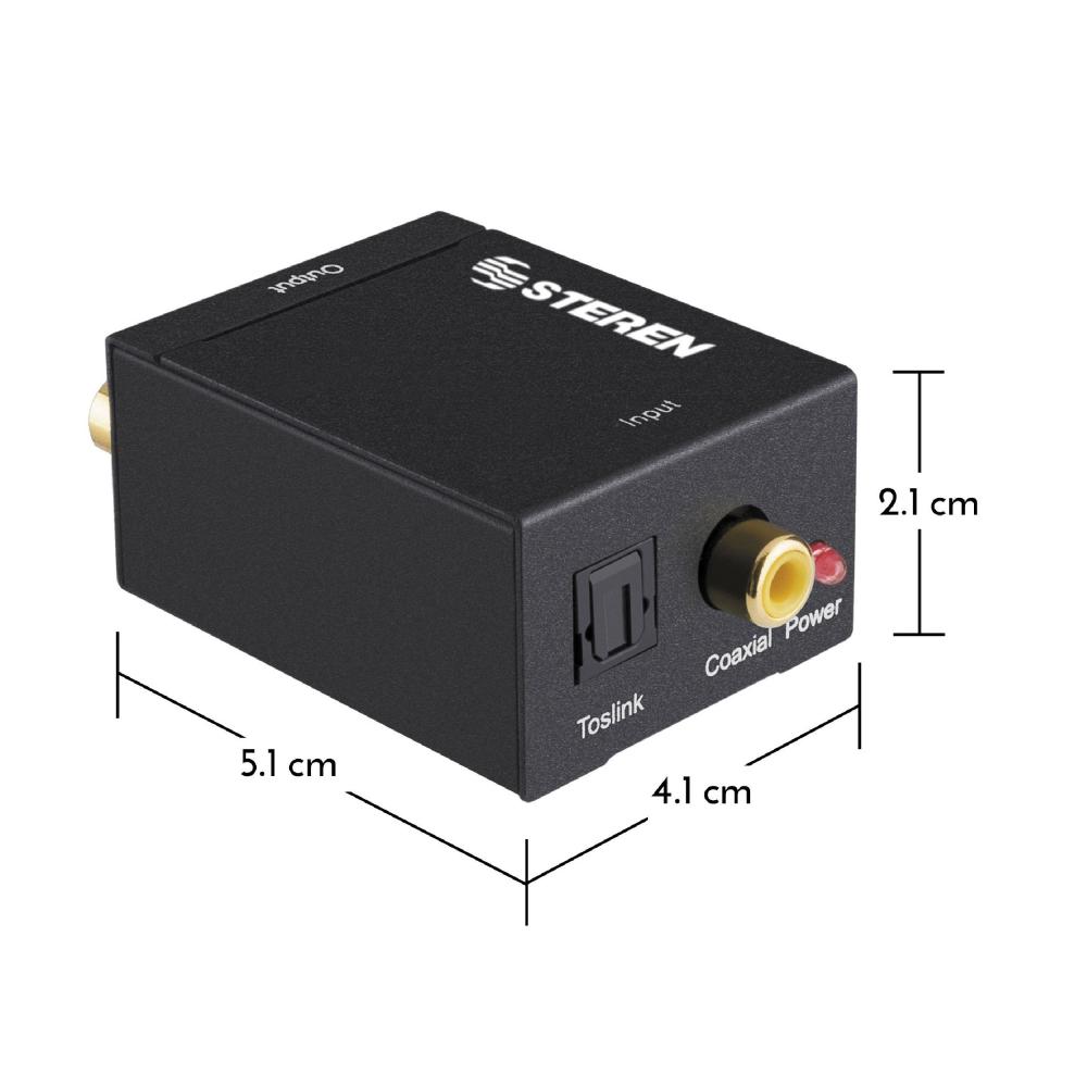 Convertidor de Audio Digital (Óptico Digital o Coaxial Digital) a Analógico  (RCA) Compatible con Bluetooth – ELECTRÓNICA GUATEMALA OXDEA