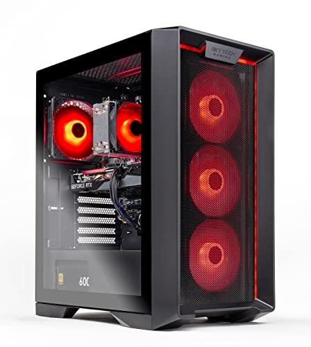 Skytech Gaming Shadow Gaming PC Desktop – INTEL Core i5 10400F 2.9 GHz, RTX  3050, 1TB NVME SSD, 8G DDR4 3200, 600W GOLD PSU, AC Wi-Fi, Windows 10 Home