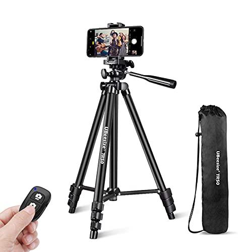 UBeesize Phone Tripod, 51 Adjustable Travel Video Tripod Stand with