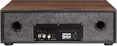 Crosley CR3501AWA Fleetwood Radio reloj FM Bluetooth y reproductor de