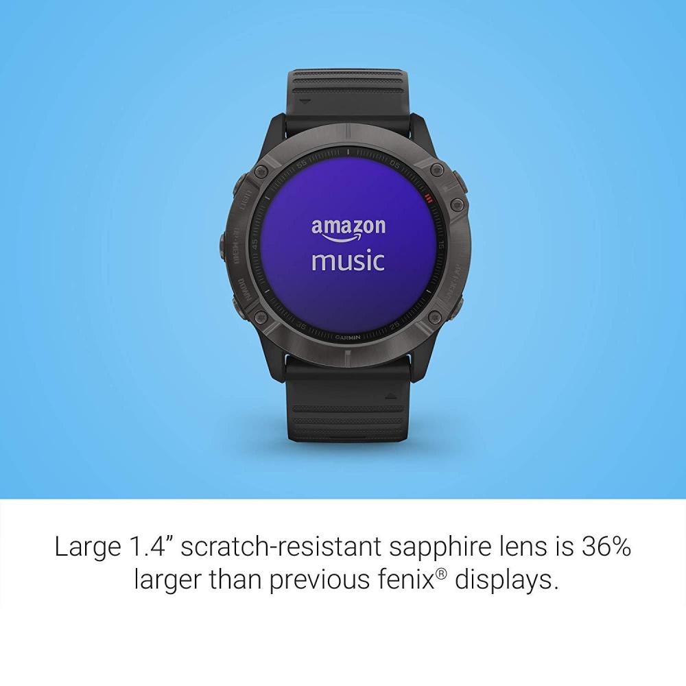Garmin Fenix 6X Sapphire, Premium Multisport GPS Watch, Features Mapping,  Music, Grade-Adjusted Pace Guidance And Pulse Ox Sensors Entrega a toda  Guatemala