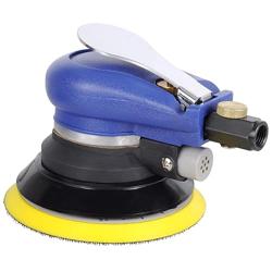 TOOLPEAK 5-inch air palm random orbital sander, dual-action pneumatic polisher speed adjustable grinding sanding with 5-inch pad, random orbit air sanders