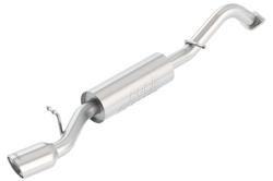 BORLA 11795 Axle-Back Performance Exhaust System for 2009-2013 Toyota Corolla S  XRS 1.8L/ 2.4L 4 Cyl. T-304 Stainless Steel S-Type Single Right Rear Exit Single 4.25x3.5 Oval Polished T-304 SS Tip
