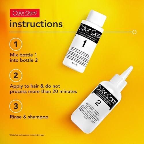 Color Oops Extra Strength Hair Color Remover, 1 Application, Hair Dye