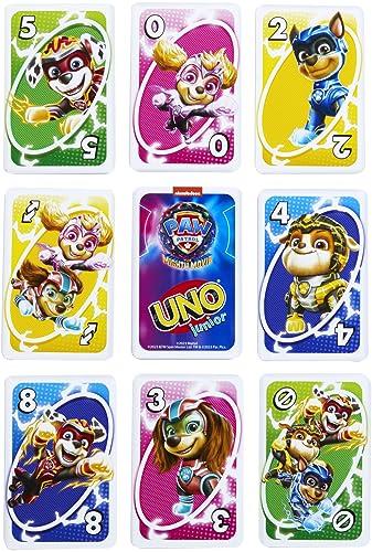Uno Paw Patrol The Mighty Movie Mattel Games UNO Junior Move