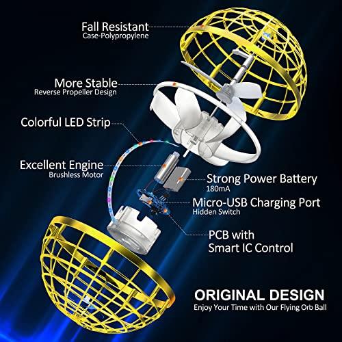AMERFIST 2023 Flying Orb Ball Toy, Cosmic Globe Boomerang Hover Ball Galáctico Fidget Spinner