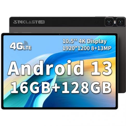 TECLAST Tablet 10.5 Pulgadas Android 13 Tablets, T45HD 16GB+128GB 1TB  Expandir Tablet Android, Procesador