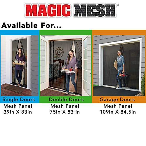 Magnetic Screen Door Fit Door Size 39 x 83 , French Door Mesh Curtain  with Heavy Duty 