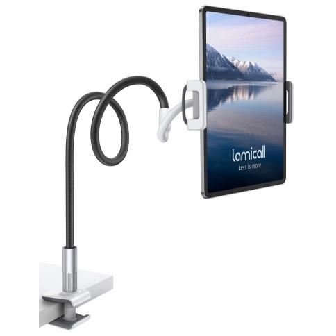 Lamicall Soporte para tableta con cuello de cisne, soporte para tableta:  soporte flexible para tableta con
