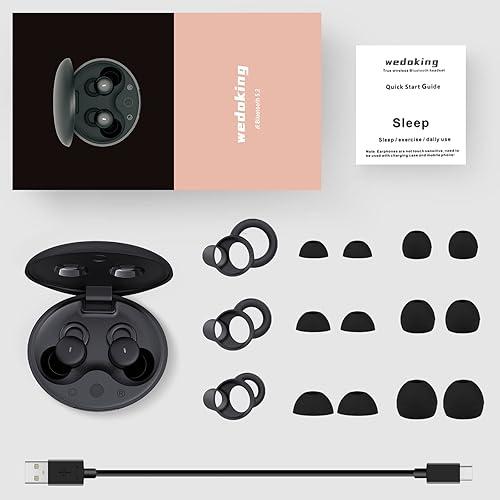 Sleeping Earbuds, Smallest Sleepbuds Comfortable inEar Headphones with