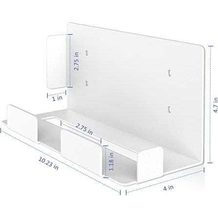 FLOATING GRIP Soporte de pared compatible con PS5/PlayStation 5 –  Disco/Edición digital (kit de lujo incluye soportes + luz LED + cubiertas,  blanco)