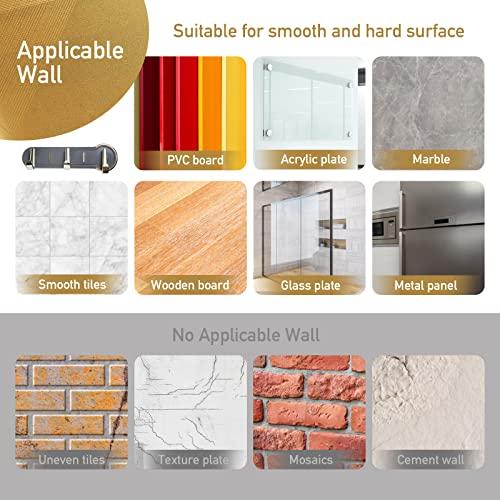  Oyihfvs Soporte adhesivo para llaves de pared con diseño de  peces dibujados a mano sin costuras sobre fondo blanco, soporte para correo  montado para el hogar, pared, puerta, baño, cocina, dormitorio