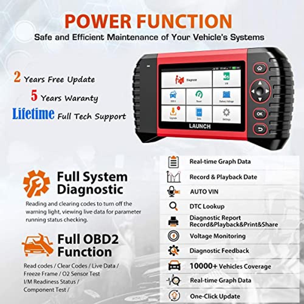 LAUNCH OBD2 Scanner Touch PRO Elite- 2023 New Scan Tool with 20