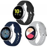 Correa De Silicona De 20 Mm Para Samsung Galaxy Watch Active 2/1 40 44  Smartwatch Pulsera