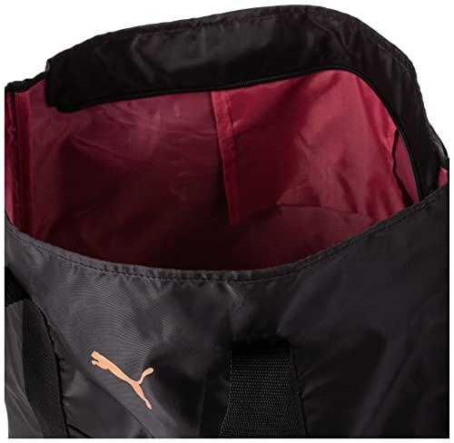 PUMA Evercat Cambridge Gym Tote Bolsas para mujer, negro/dorado, talla