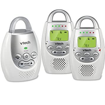 Monitor de bebé con audio, audio inalámbrico de 2,4 GHz, intercomunicador  bidireccional para bebé, monitor para bebé, funcionamiento suave