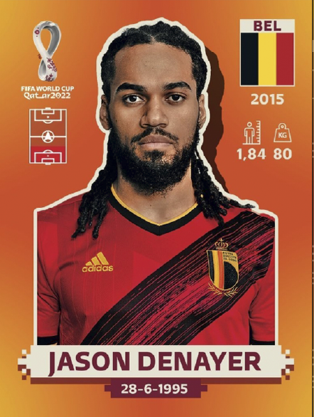 Bélgica BEL06 Jason Denayer Precio Guatemala