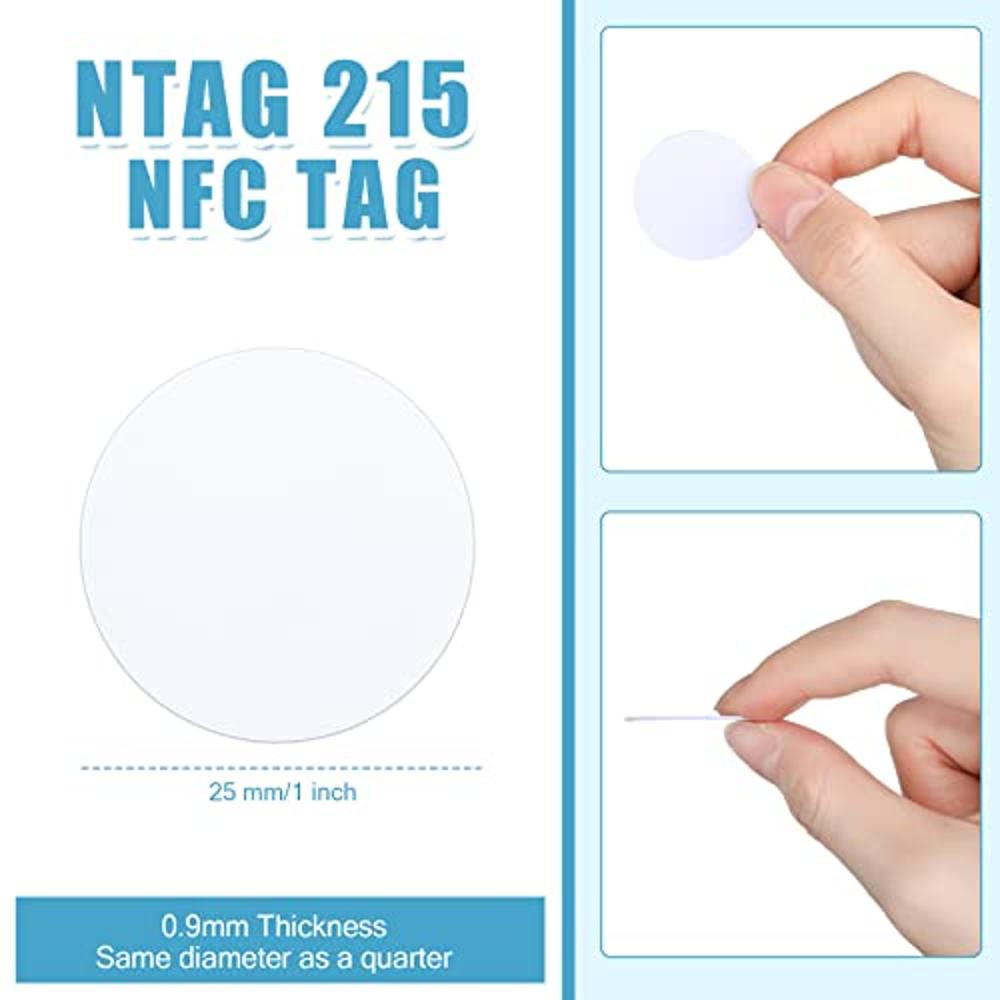 30 unidades Timeskey NFC Tags NFC Tarjetas NFC en blanco Etiquetas NFC 215  NFC Chip NFC 215 Tarjetas regrabables NFC 215 Etiquetas NFC Tarjeta