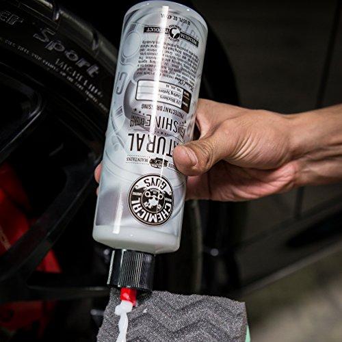 Chemical Guys TVD_201_16, brillo natural, apósito de brillo satinado para plástico, caucho y